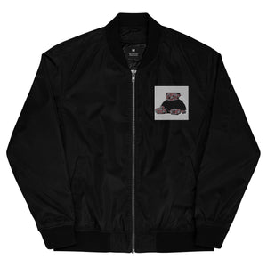 Open image in slideshow, High Life Bear Premium recycled bomber jacket
